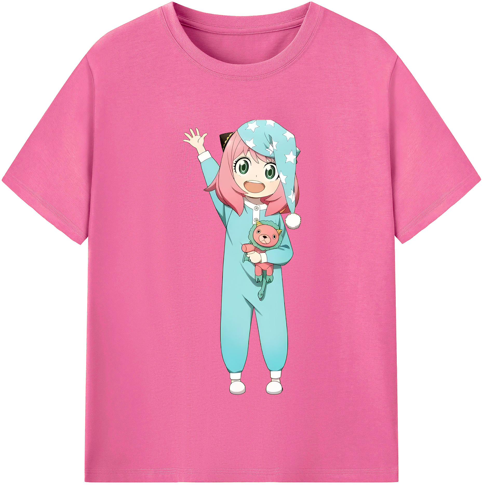（画像用） SPY×FAMILY间谍家家酒 レディースカジュアルプリントTシャツ（綿100％）